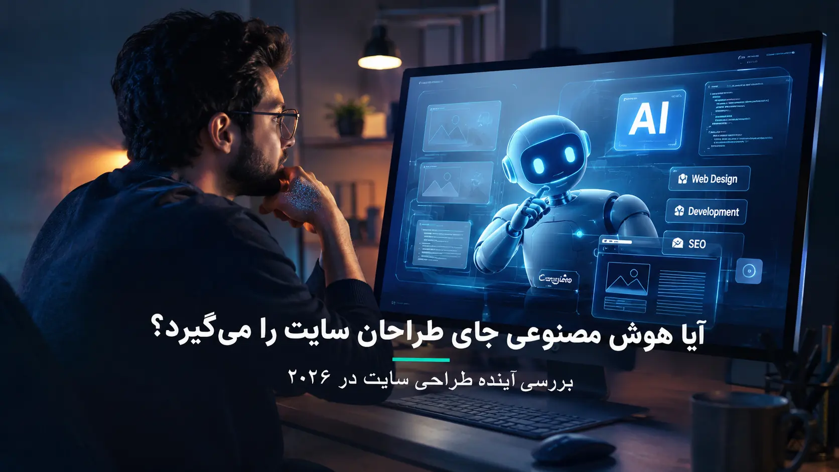آیا هوش مصنوعی جای طراحان سایت را می‌گیرد